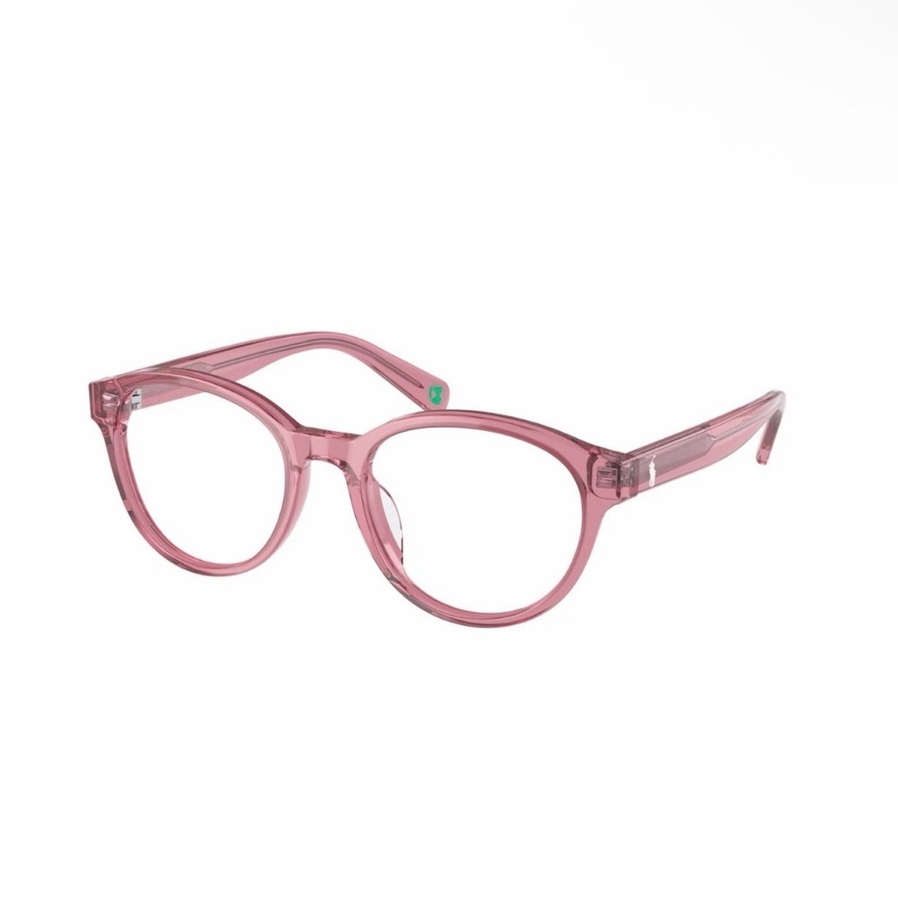Polo Ralph Lauren PP8546U Eyeglasses - Transparent Rose/ Demo Lens 130-47-17mm